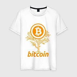 Мужская футболка Bitcoin Tree