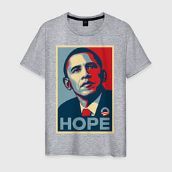 Мужская футболка Obama hope vert