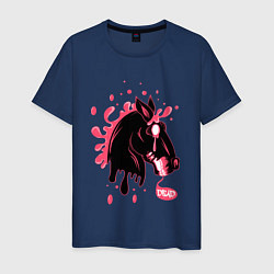 Футболка хлопковая мужская Dead Horse, цвет: тёмно-синий