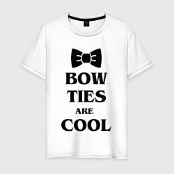 Мужская футболка Bow ties are cool