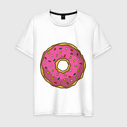 Мужская футболка Сладкий пончик