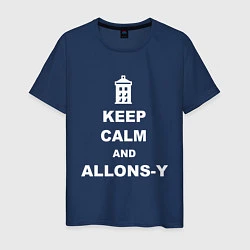 Мужская футболка Keep Calm & Allons-Y