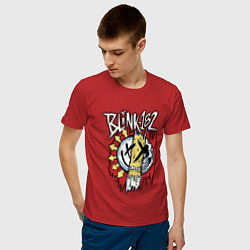 Футболка хлопковая мужская Blink-182: Mixed Up цвета красный — фото 2