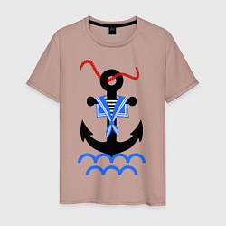 Мужская футболка Морской якорь