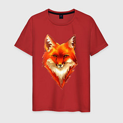 Мужская футболка Огенный лис