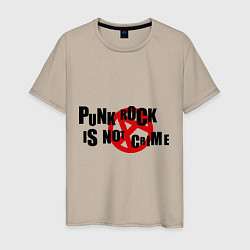 Мужская футболка Punk Rock is not a crime