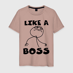 Мужская футболка Like a boss