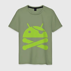 Мужская футболка Android super user