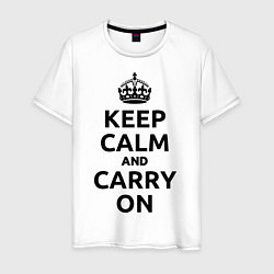 Мужская футболка Keep Calm & Carry On