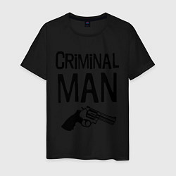 Мужская футболка Criminal man