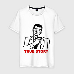 Мужская футболка True story(правдивая история)