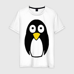 Мужская футболка Милый пингвин