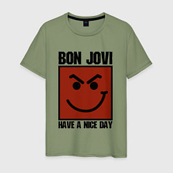 Мужская футболка Bon Jovi: Have a nice day