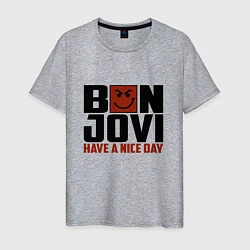 Мужская футболка Bon Jovi: Nice day
