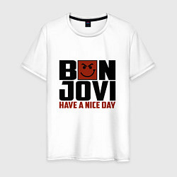 Мужская футболка Bon Jovi: Nice day
