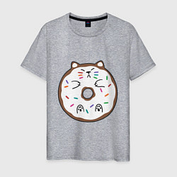 Мужская футболка Кот пончик