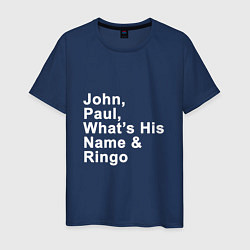 Мужская футболка What's his Name & Ringo