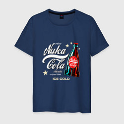 Футболка хлопковая мужская Nuka-Cola Enjoy, цвет: тёмно-синий
