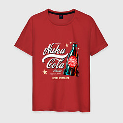 Футболка хлопковая мужская Nuka-Cola Enjoy цвета красный — фото 1