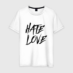 Мужская футболка FACE Hate Love