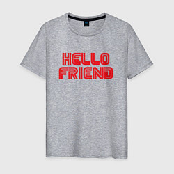 Мужская футболка Hello Friend