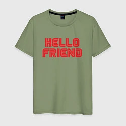Мужская футболка Hello Friend