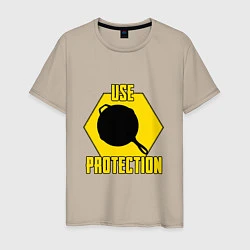 Мужская футболка Use Protection