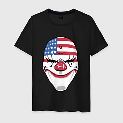 Футболка хлопковая мужская American Mask, цвет: черный