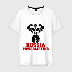 Мужская футболка Russia Powerlifting
