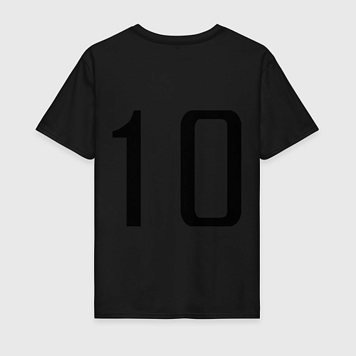 Мужская футболка Сборная Германии: 10 номер / Черный – фото 2