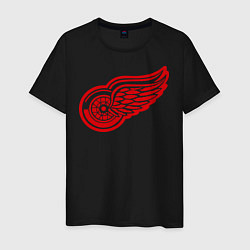 Футболка хлопковая мужская Detroit Red Wings: Pavel Datsyuk, цвет: черный