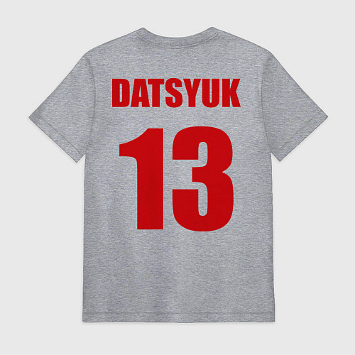 Мужская футболка Detroit Red Wings: Pavel Datsyuk / Меланж – фото 2