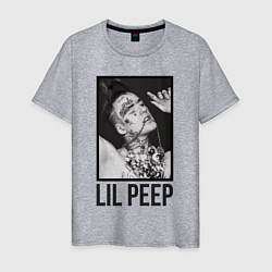 Мужская футболка Lil Peep: Black Style