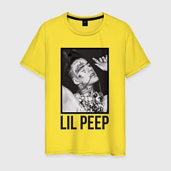 Мужская футболка Lil Peep: Black Style