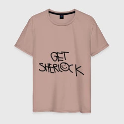 Мужская футболка Get sherlock