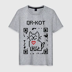Мужская футболка QR-code-kote