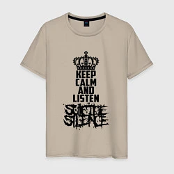 Мужская футболка Keep Calm & Listen Suicide Silence