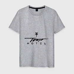 Футболка хлопковая мужская Tokio Hotel, цвет: меланж