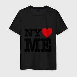 Мужская футболка Ny love me