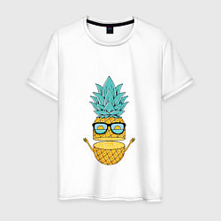 Мужская футболка Безбашенный ананас
