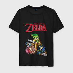 Мужская футболка Zelda: Tri force heroes