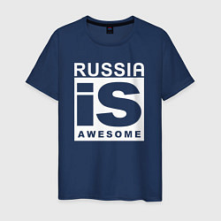 Мужская футболка RUSSIA IS AWESOME