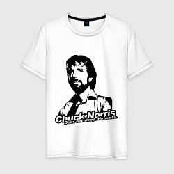 Мужская футболка Chuck Norris: He Waits