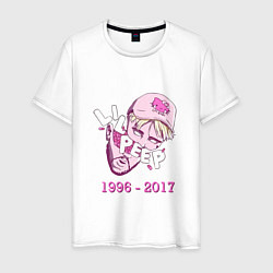 Мужская футболка Lil Peep: 1996-2017