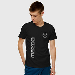 Футболка хлопковая мужская Mazda Style цвета черный — фото 2