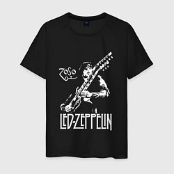 Футболка хлопковая мужская Led Zeppelin цвета черный — фото 1