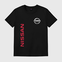 Футболка хлопковая мужская Nissan Style, цвет: черный