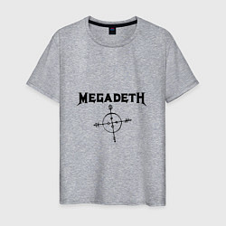 Мужская футболка Megadeth Compass