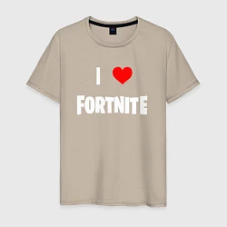 Мужская футболка I love Fortnite