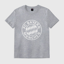 Футболка хлопковая мужская FC Bayern Munchen, цвет: меланж